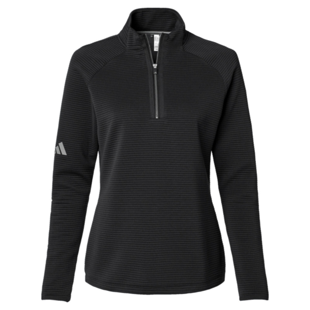 Adidas A589 - Women's Spacer Quarter-Zip Pullover - Black