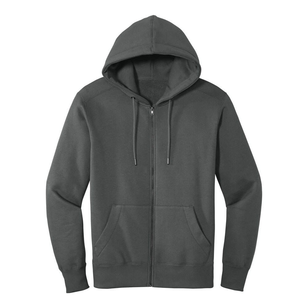 District DT1103 - Perfect Weight ® Fleece Full Zip Hoodie - Charcoal