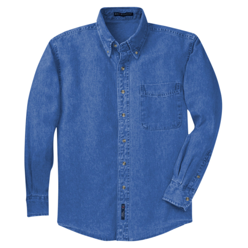 Port Authority S600 - Long Sleeve Denim Shirt - Faded Denim
