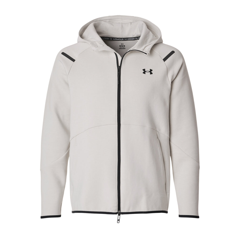 Under Armour 1379806 - Men's Unstoppable Fleece Full-Zip - Summit White/Black