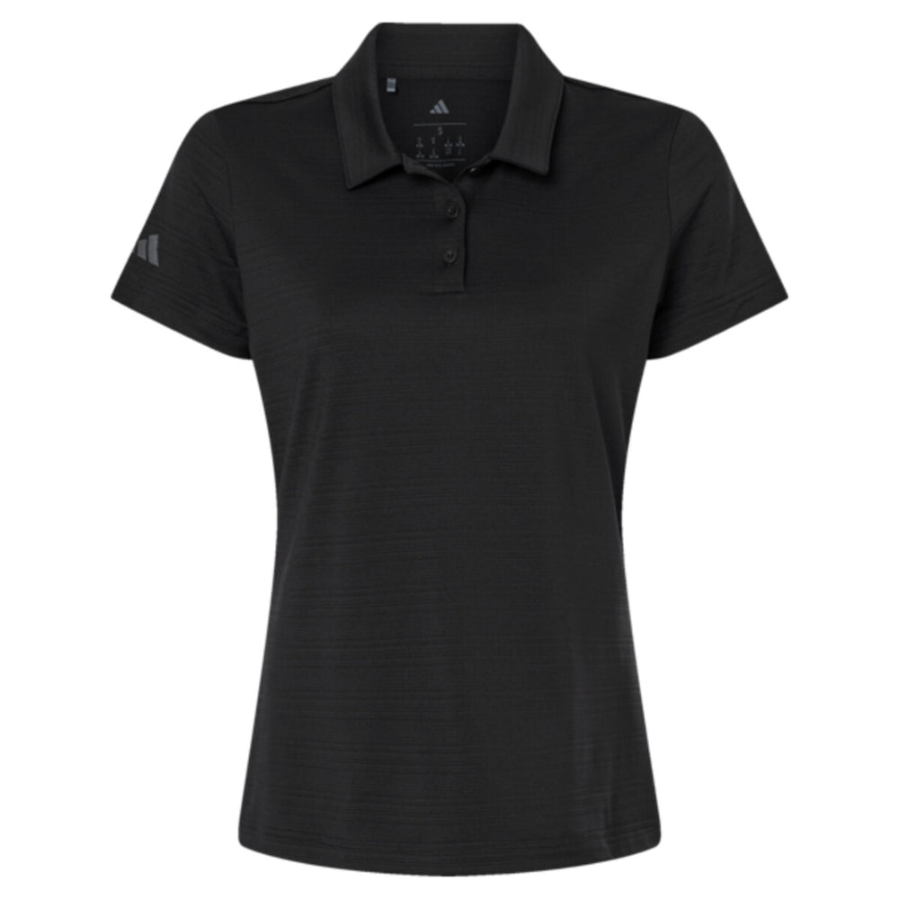 Adidas A707 - Women's Textured Stripe Polo - Black