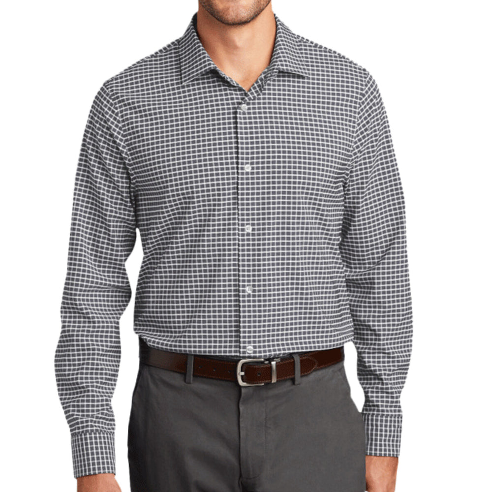 Port Authority W680 - City Stretch Shirt - Graphite/White