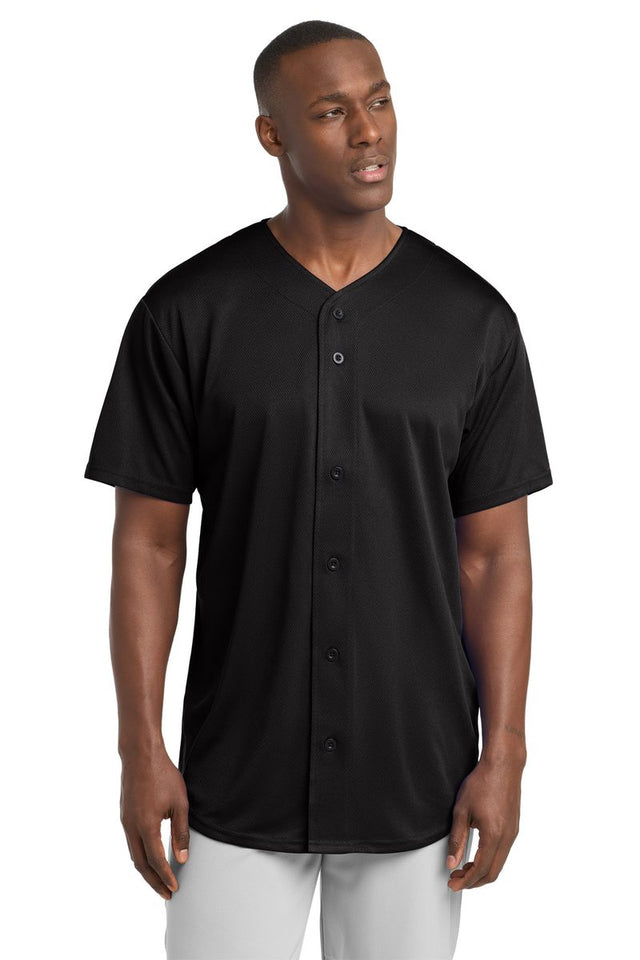 Sport-Tek ST220 - PosiCharge Tough Mesh Full-Button Jersey