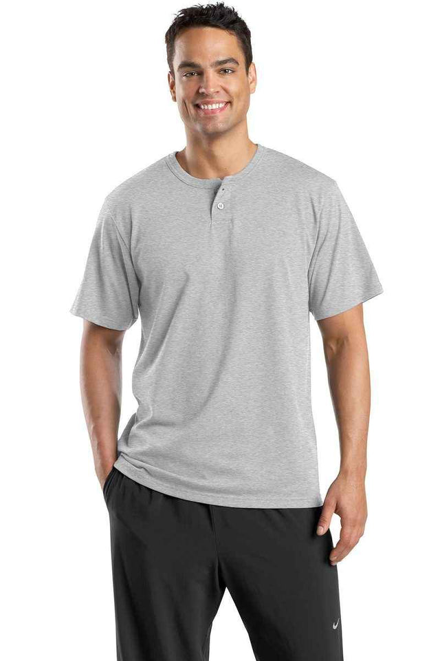 Sport-Tek T210 - Short Sleeve Henley