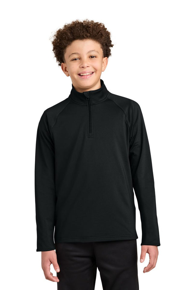 Sport-Tek YST850 - Youth Sport-Wick Stretch 1/4-Zip Pullover