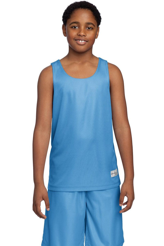 Sport-Tek YT550 - Youth PosiCharge Mesh Reversible Tank