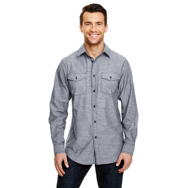Men's Chambray Woven Shirt Thumbnail