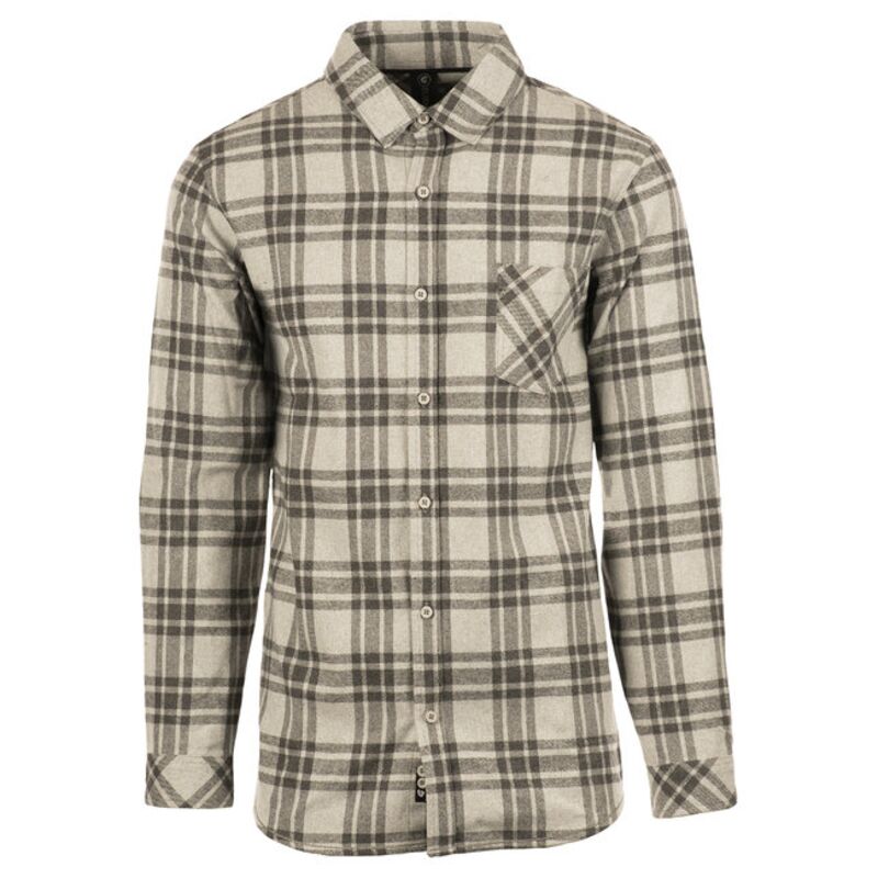 Woven Plaid Flannel With Biased Pocket Thumbnail