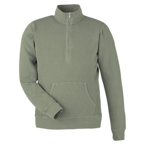 Unisex Pigment Dyed Fleece Quarter-Zip Thumbnail