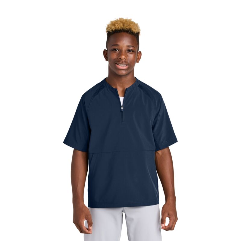 Youth Repeat 1/2 Zip Short Sleeve Jacket Thumbnail
