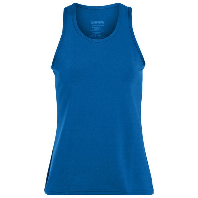 Girls' Polyester Spandex Racer Tank Thumbnail