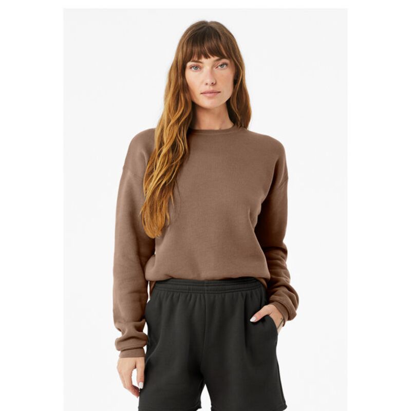 Bella + Canvas Unisex Sponge Fleece Drop Shoulder Sweatshirt 3945 Unisex Sponge Fleece Drop Shoulder Sweatshirt Thumbnail