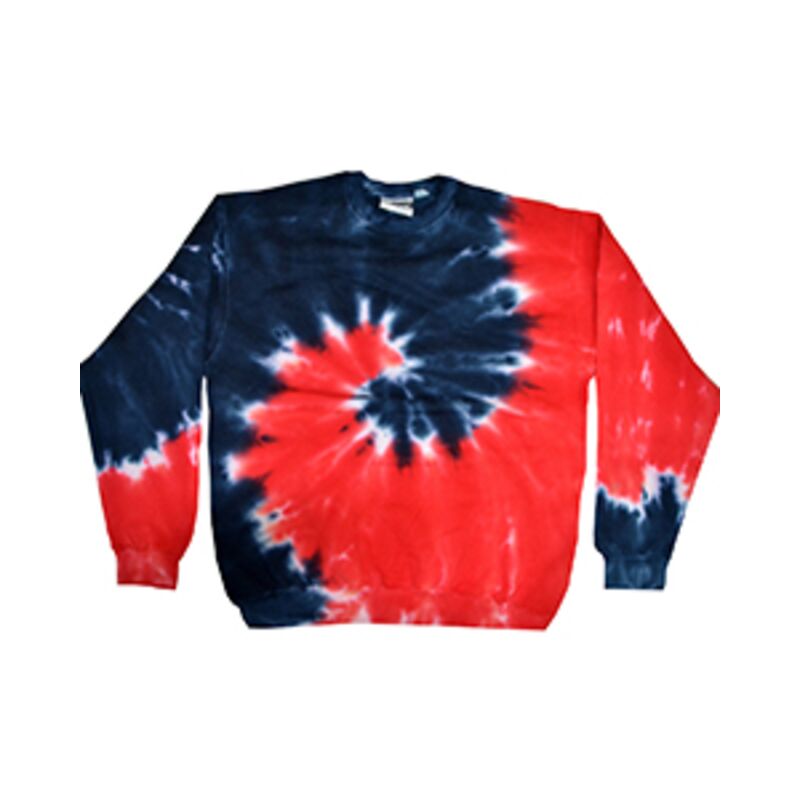 Tie-Dye Adult Crew Neck Sweatshirt H8100 Adult Crew Neck Sweatshirt Thumbnail