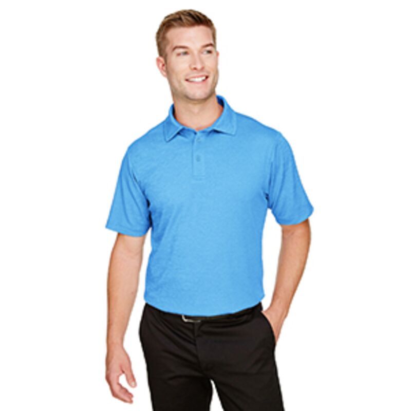 CrownLux Performance® Men's Address Melange Polo Thumbnail