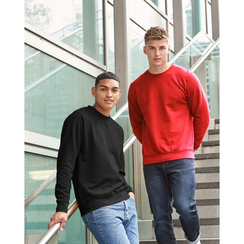 AWDis Just Hoods Adult Midweight College Crewneck Sweatshirt JHA030 Adult Midweight College Crewneck Sweatshirt Thumbnail