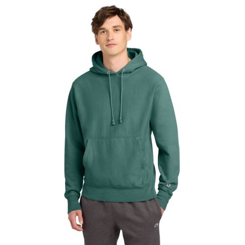 Reverse Weave ® Garment Dyed Hooded Sweatshirt Thumbnail