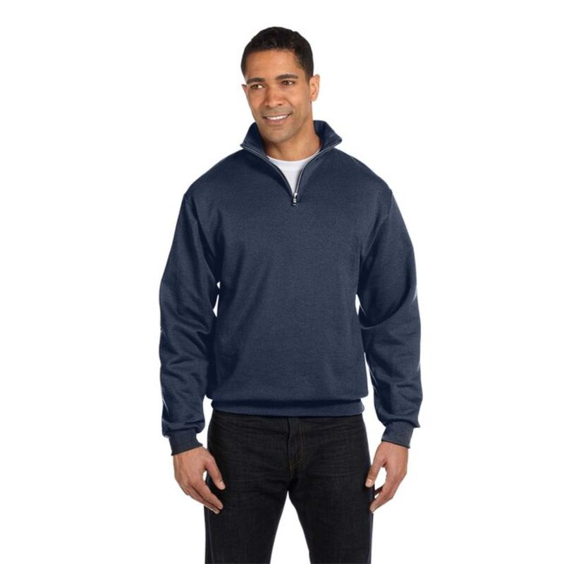 Jerzees Adult NuBlend® Quarter-Zip Cadet Collar Sweatshirt 995M Adult NuBlend® Quarter-Zip Cadet Collar Sweatshirt Thumbnail