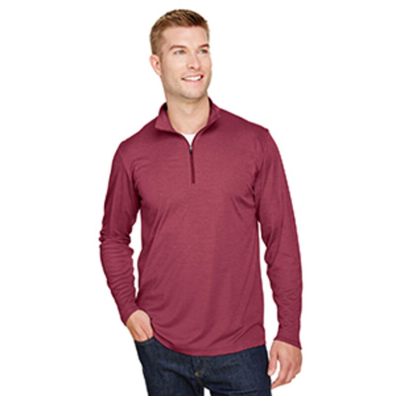 Men's Zone Sonic Heather Performance Quarter-Zip Thumbnail