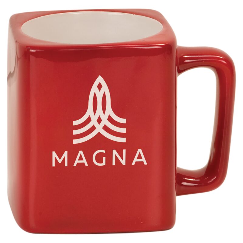 8 oz. Square Ceramic Engrave Mug Thumbnail