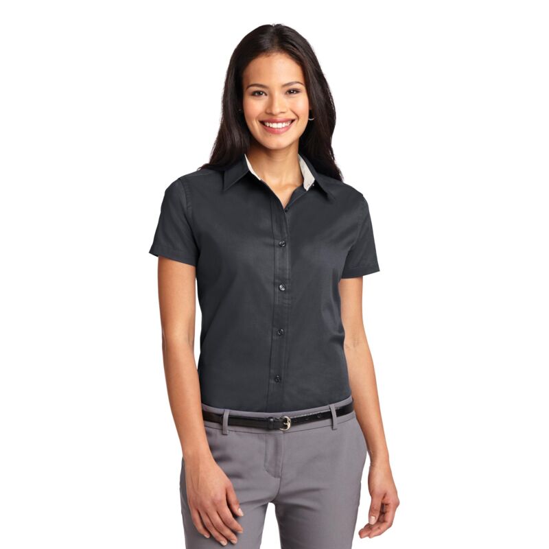 Ladies Short Sleeve Easy Care Shirt Thumbnail