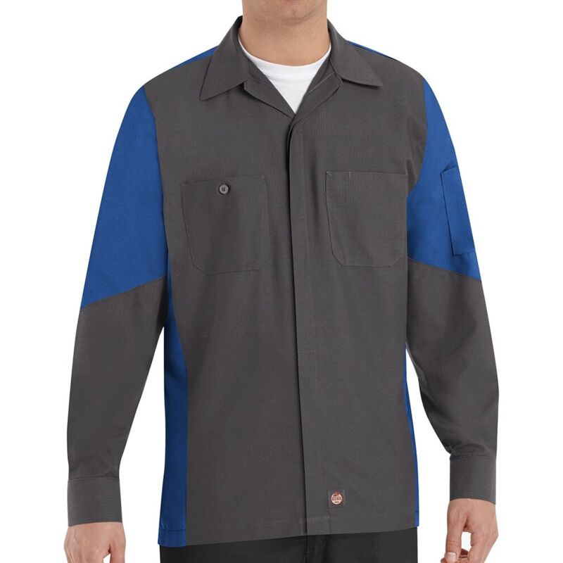 Long Sleeve Automotive Crew Shirt - Tall Sizes Thumbnail