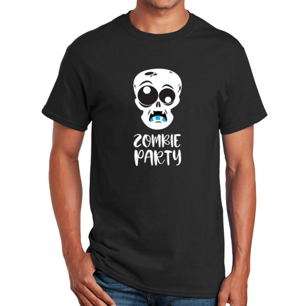 Zombie Skull Party - Unisex Adult T-Shirt Thumbnail