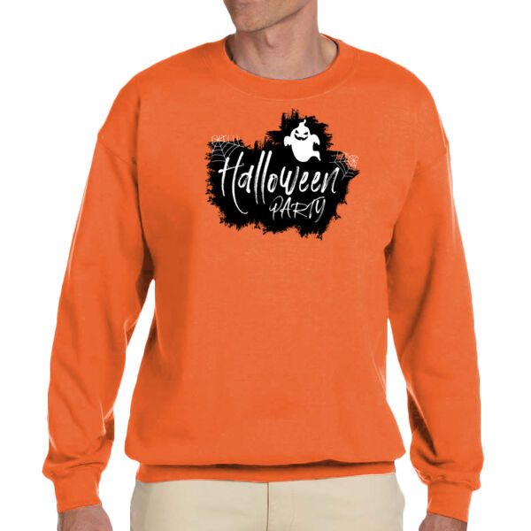 Halloween Ghost Party - Unisex Adult Fleece Crew Sweatshirt Thumbnail