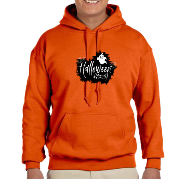 Halloween Ghost Party - Unisex Adult Fleece Hooded Sweatshirt Thumbnail