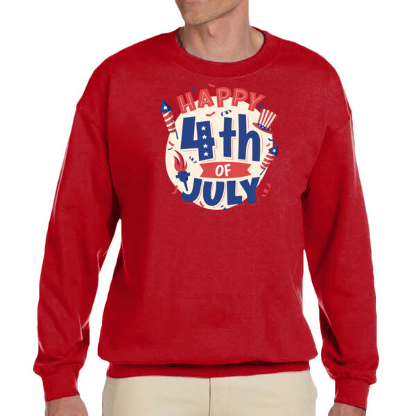 Patriotic Celebration - Unisex Adult Fleece Crew Sweatshirt Thumbnail