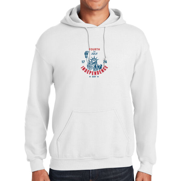 Statue of Liberty Independence - Unisex Adult Fleece Hooded Sweatshirt Thumbnail