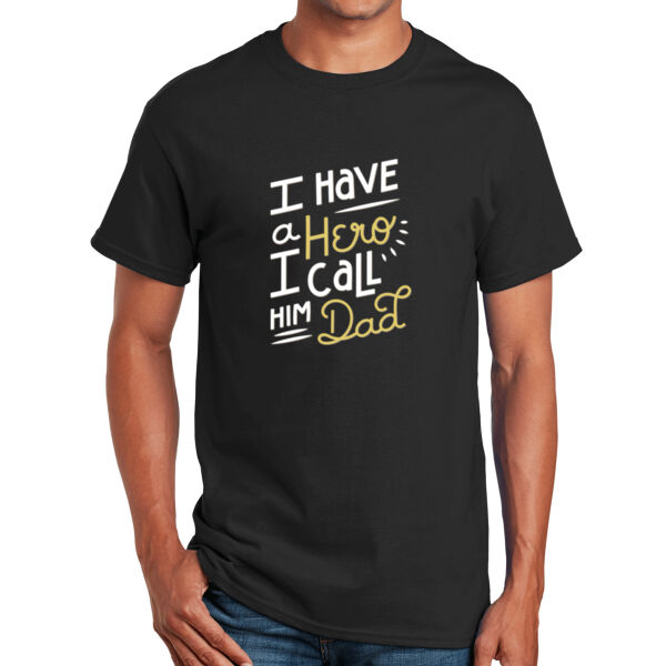 Hero Dad Adult T - Shirt Thumbnail