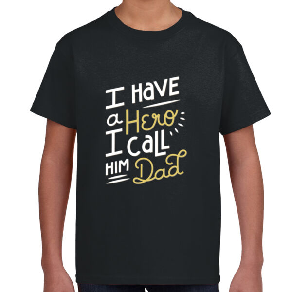 Hero Dad - Unisex - Youth T -Shirt Thumbnail