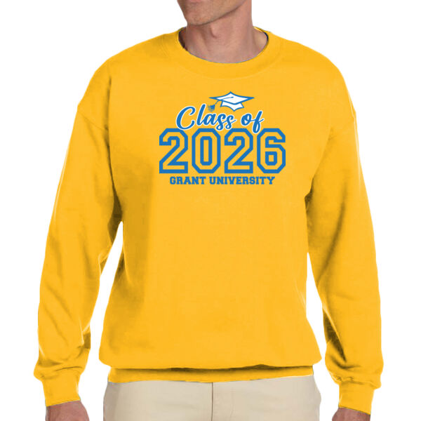 Grant University - Unisex Adult Fleece Crew Sweatshirt Thumbnail