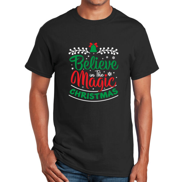 Believe in the Magic Christmas - Unisex Adult T - Shirt Thumbnail