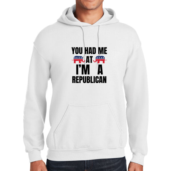 I'm A Republican - Unisex Adult Fleece Hooded Sweatshirt Thumbnail
