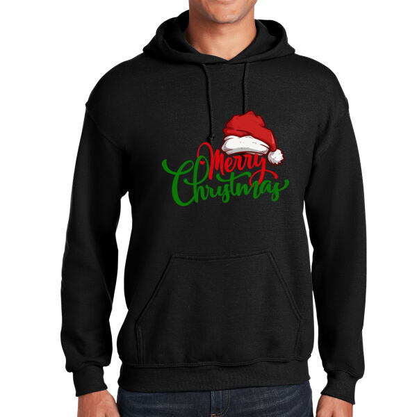 Merry Christmas - Unisex Adult Fleece Hooded Sweatshirt Thumbnail