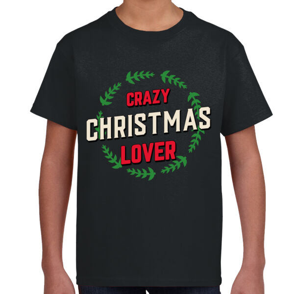 Crazy Christmas Lover - Youth T -Shirt Thumbnail