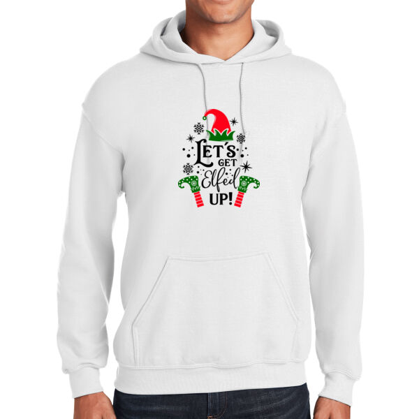 Let's Get Elfed Up! - Unisex Adult Fleece Hooded Sweatshirt Thumbnail
