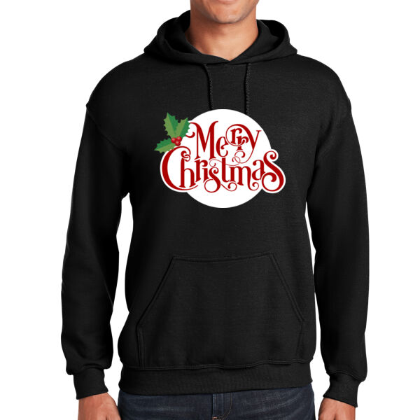 Merry Christmas - Unisex Adult Fleece Hooded Sweatshirt Thumbnail