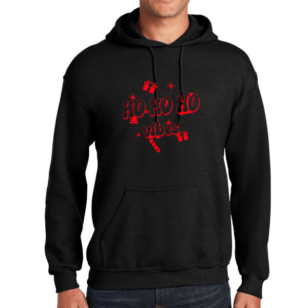 Ho Ho Ho Vibes - Unisex Adult Fleece Hooded Sweatshirt Thumbnail
