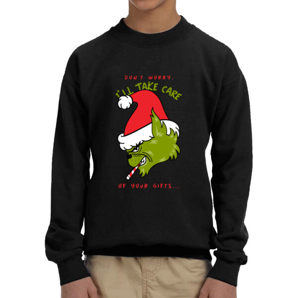 I'll Take Care of Your Gifts - Youth Fleece Crew Sweatshirt Thumbnail