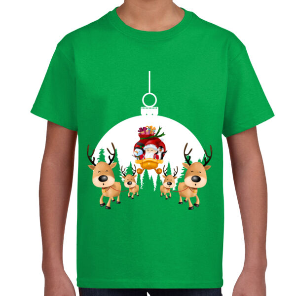 Santa Clause Coming - Youth T -Shirt Thumbnail
