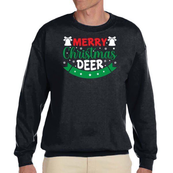 Santa Clause Coming - Unisex Adult Fleece Crew Sweatshirt Thumbnail