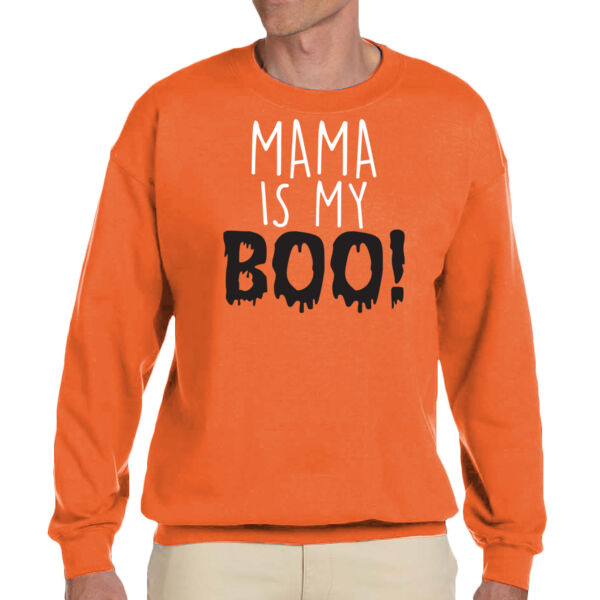 Mama Is My BOO - Unisex Adult Fleece Crew Sweatshirt Thumbnail