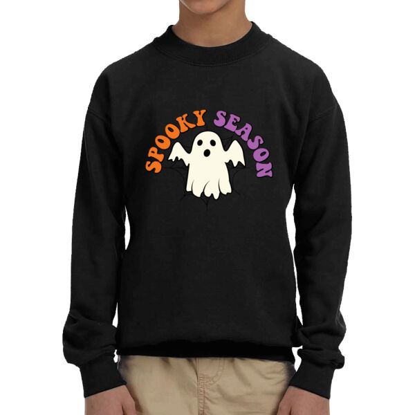 Spooky Season - Youth Fleece Crew Sweatshirt Thumbnail