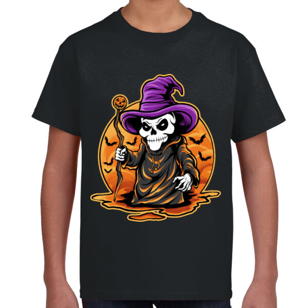 The Skully Wizard - Youth T - Shirt Thumbnail