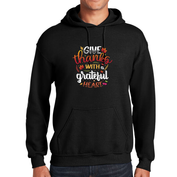 Grateful Heart - Unisex Adult Fleece Hooded Sweatshirt Thumbnail