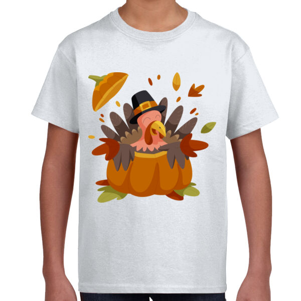 Pumpkin Turkey - Youth T - Shirt Thumbnail