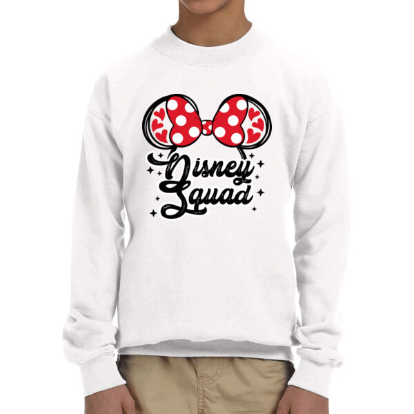 Disney Squad - Youth Fleece Crew Sweatshirt Thumbnail