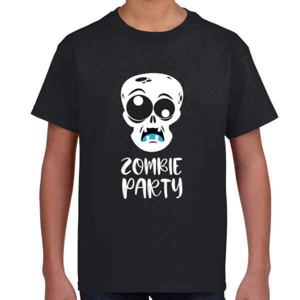 Zombie Skull Party - Youth T - Shirt Thumbnail